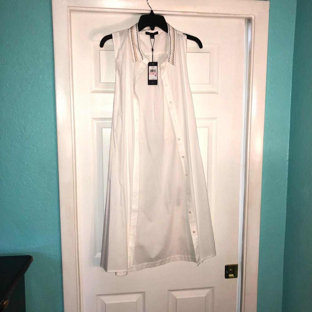 White tunic dress